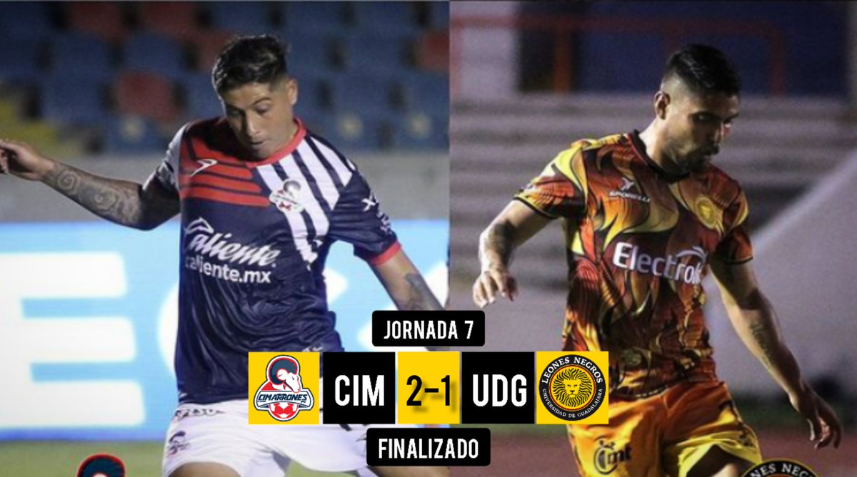 HayUdeg's tweet photo. ¡SE ACABO EL INVICTO! 

Terminó el partido en Sonora, Cimarrones nos quita el invicto llegó la primera derrota del campeonato, nada que decir, simplemente hoy jugamos mal 🤷🏻‍♂️ por el momento el peor partido del equipo en lo que va del torneo https://t.co/Qm3Zg3F9PZ