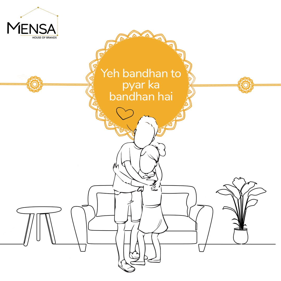 MensaBrands's tweet photo. Happy Raksha Bandhan 👫

#mensabrandscelebrates #happyrakshabandhan #bhaibehenkapyar https://t.co/dzaxGG4tIl