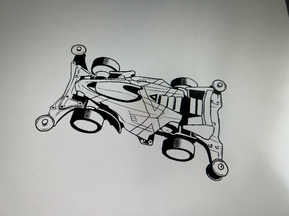 「ネオVQS#ミニ四駆  #mini4wd 」|ナバナオキ✒︎漫画家のイラスト