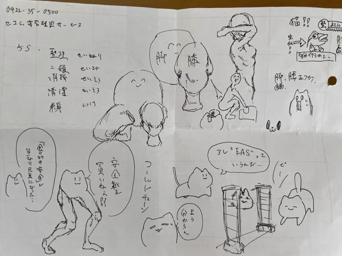 謎落書きを発掘した。 