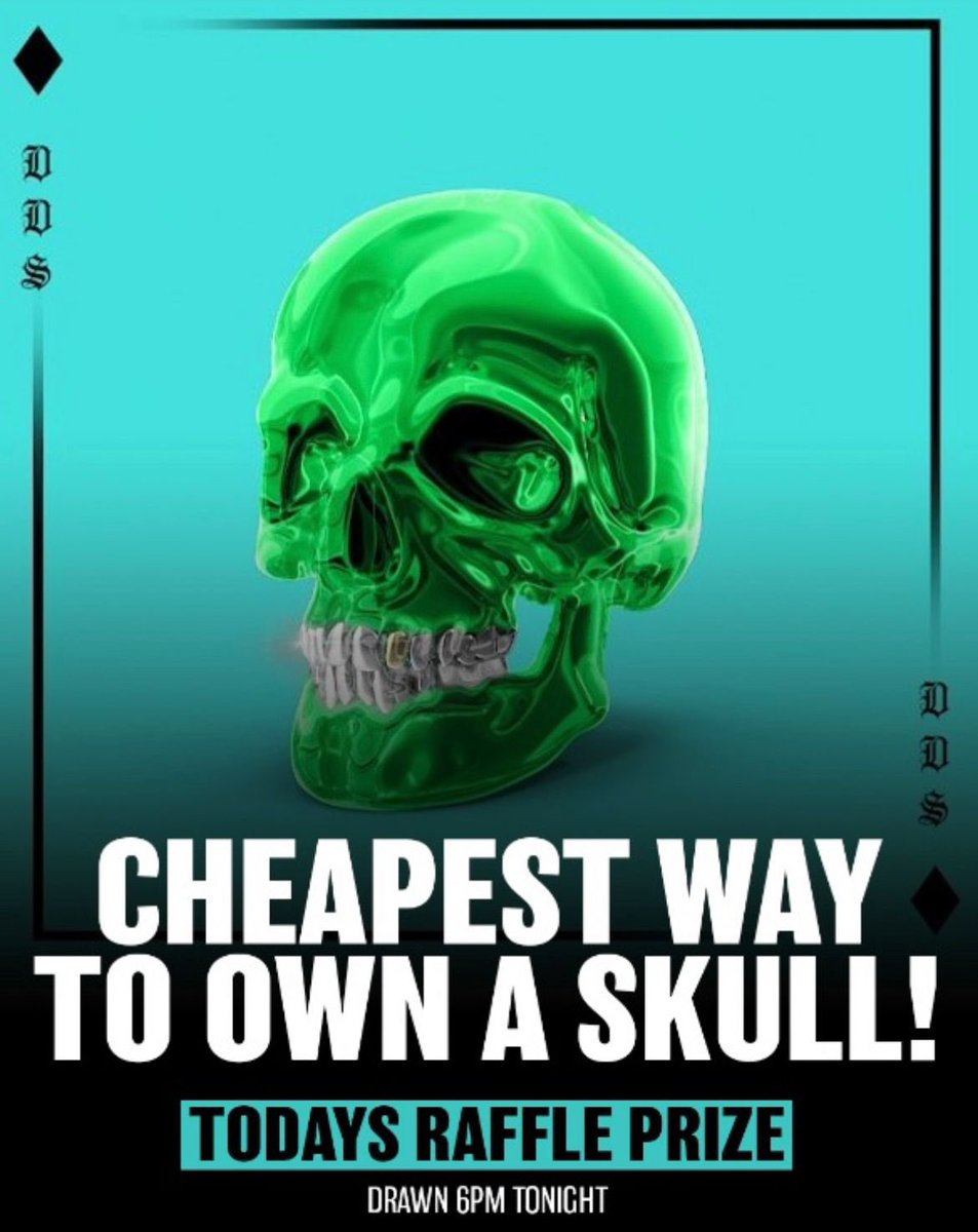 DeadDiamondScty's tweet photo. Wanting to get in on one the hottest NFT projects in Australia. For only .01ETH here is your chance, all you have to do is send to your eth to ddsraffle.eth for your chance to win an NFT.
40 spots per draw, unlimited draws. #NFT #NFTs #NFTraffle https://t.co/kQ8wYImEfC
