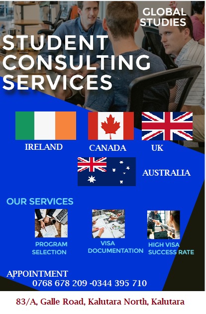 GlobalStudiesk's tweet photo. Contact @GlobalStudiesk for all your student visa matters to #Canada #Australia #Ireland #UK #Singapore and #USA 
Call +94 768 679 209/ 0344 395 710
Email - Globalstudieskalutara@gmail.com 
#studyoverseas #studentvisa #studyincanada #studyinusa #studyinaustralia #studyinuk https://t.co/Ai9WvilBiR