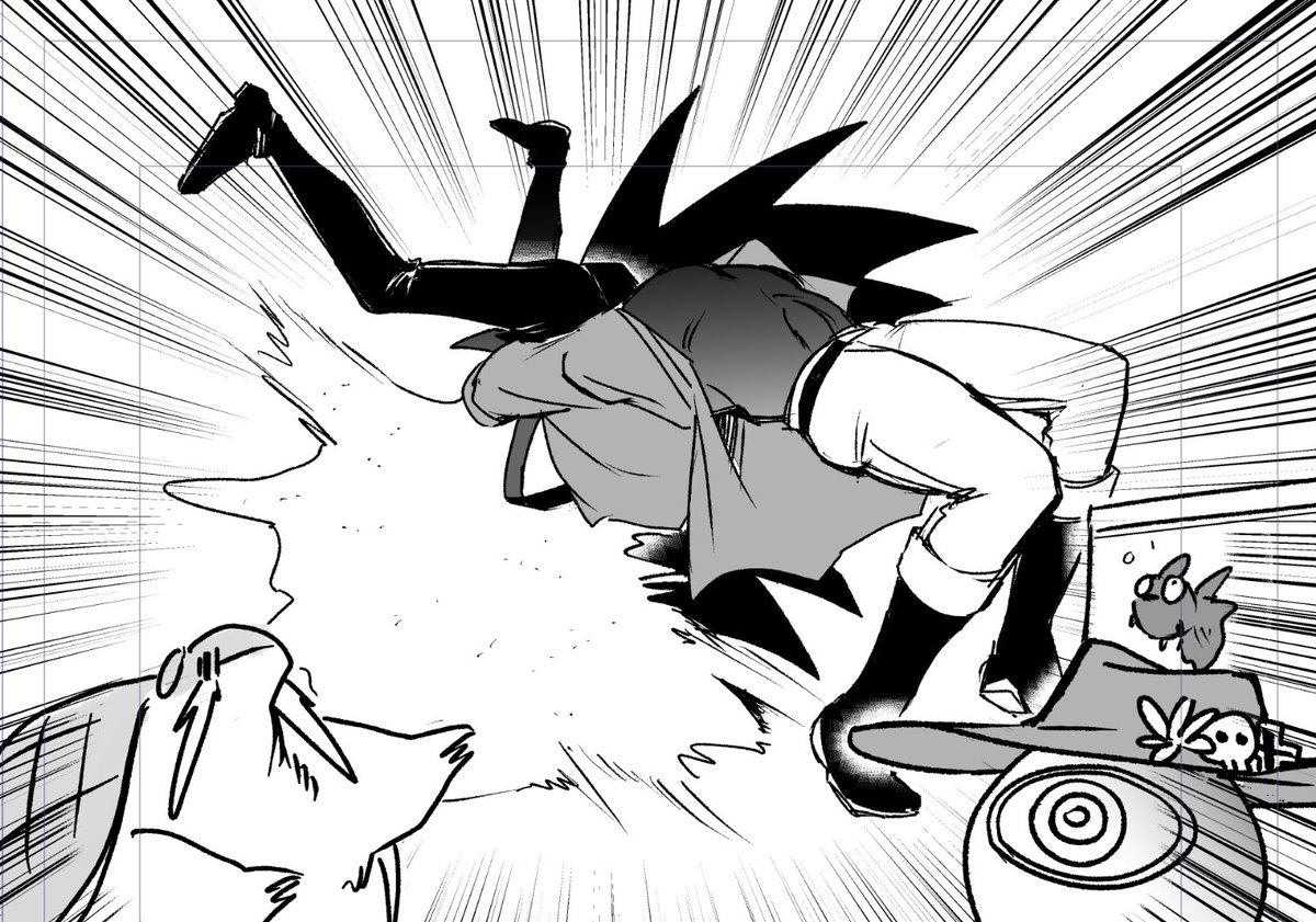 イベントで描いたドロ漫画たくさん見ていただけてありがたや…
シ゛ャーマンスープレックスする2人も描けて個人的にも大満足です✌️ 