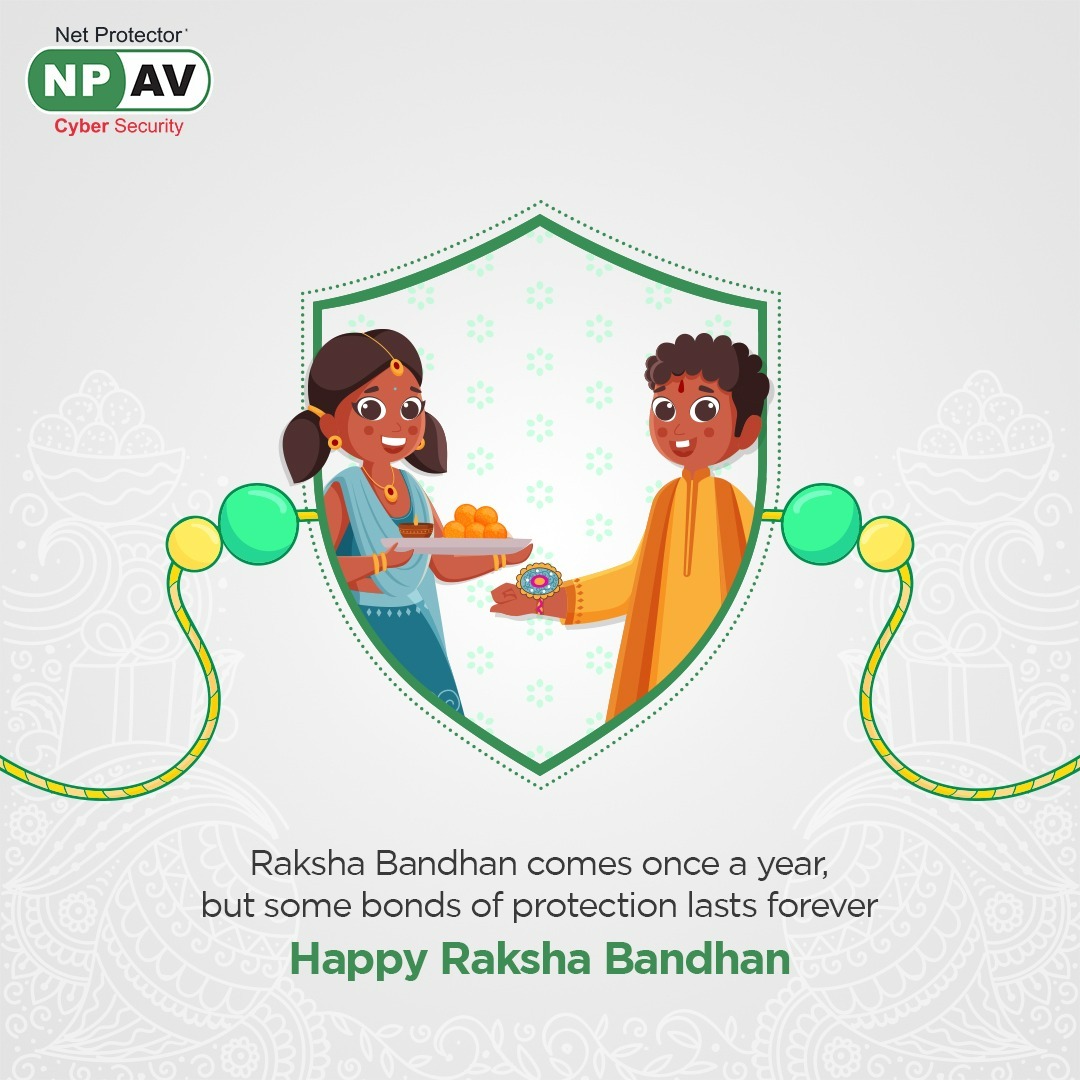 netprotector's tweet image. May the bond of trust and protection you share with your siblings keep growing stronger. Happy #RakshaBandhan 

#NetProtector #netsecurity #protectyourdigitallife
