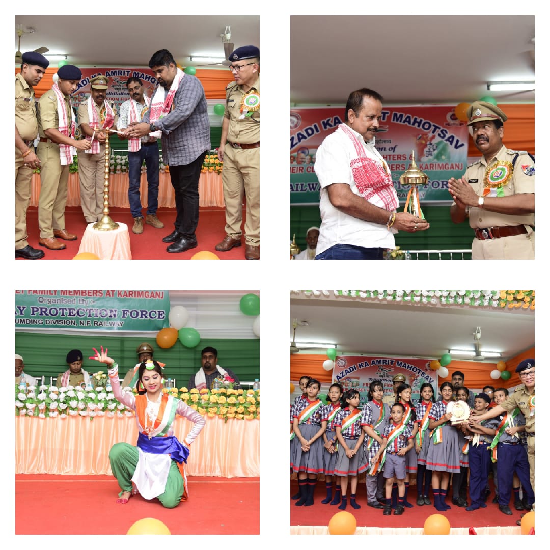 #AzadikaAmritmahotsav
On 10/08/2022 RPF Badarpur felicitated 11 family members of freedom fighters of Karimganj dist in KV Karimganj auditorium.

<a href="/RPF_INDIA/">RPF INDIA</a> <a href="/RPFNFR1/">RPFNFR</a> <a href="/RailNf/">Northeast Frontier Railway</a> <a href="/drm_lmg_nfr/">मं.रे.प्र.लामडिंग, पू.सी.रेलवे / DRM LUMDING NFR</a> <a href="/RailMinIndia/">Ministry of Railways</a>