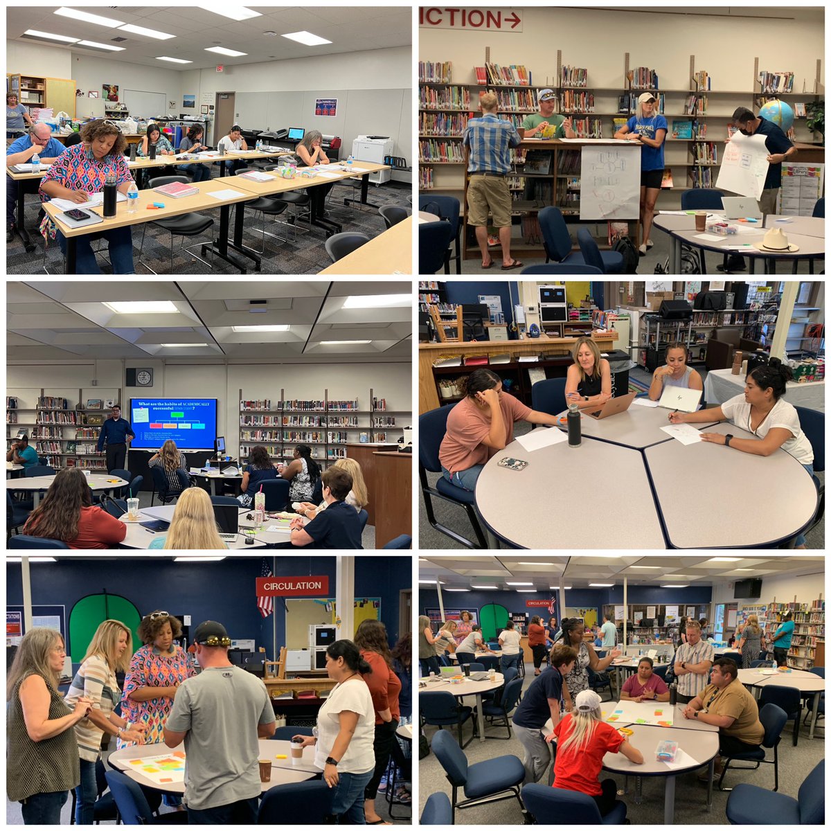 tprieto's tweet photo. #engagedinexcellence means get them writing with pencils and paper again, structured convos about the learning, moving around the room with purpose, and solving problems in groups!Summary of our 3 days of learning to set focus for 22-23 😉 💪🏻 💙 ♥️ @Team_BCSD @ChipmanChargers https://t.co/2TFjNph6ev