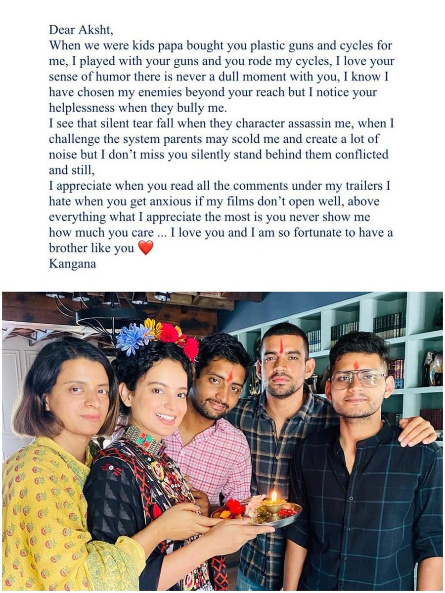 #KanganaRanaut 
#akshtranaut 
#rakshabandhan2022 
#brothersisterlove