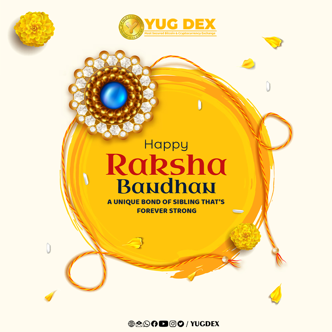 yugcoins's tweet photo. On this Auspicious Occasion let’s Celebrate Bond of Love with all our hearts. Wishing you all Happy Raksha Bandhan stay Blessed...
.
.
.
#yugdex #rakshabandhan #rakhi #rakshabandhanspecial #rakhispecial #love #rakhigifts #brothersisterlove #rakshabandhangifts #brother #india https://t.co/ax9oPw8Hqj