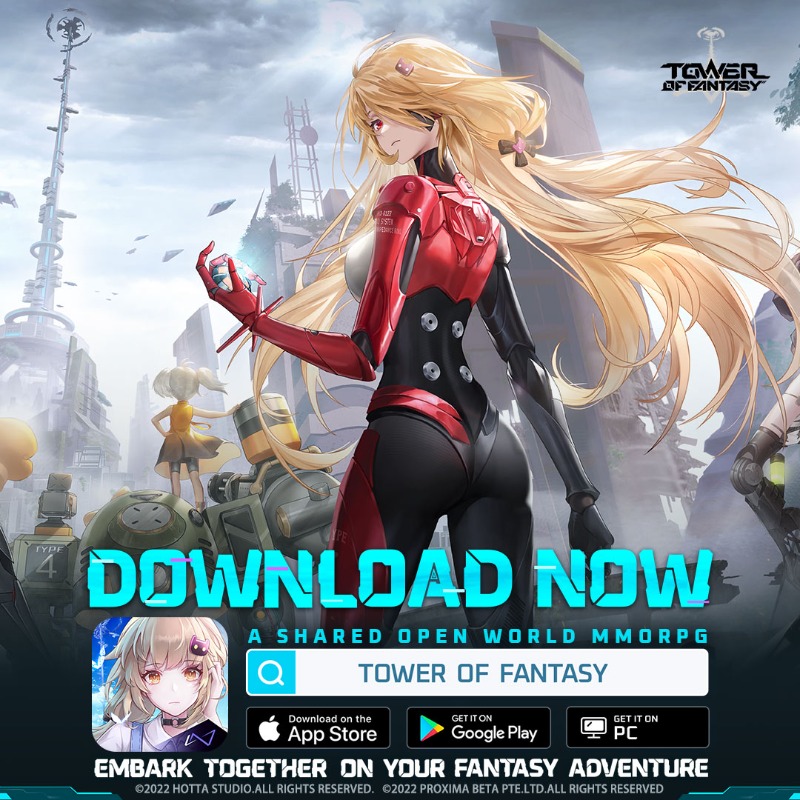 ToF_EN_Official's tweet photo. 🎮Available on PC and mobile
🎮Give your fantastic dream a chance
🔛ToF is now available for download
#ToF #TowerofFantasy