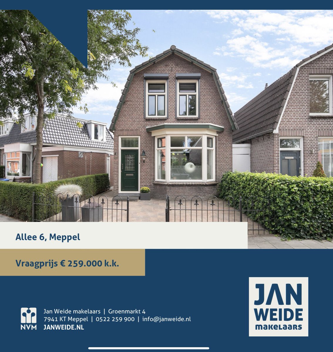 bartvels's tweet image. wonen op loopafstand van het centrum van Meppel?
Kom dan eens kijken naar dit geweldig leuke huis in ons gezellige straatje.

#allee6 #meppel #janweidemakelaars  #woneninmeppel

Delen wordt gewaardeerd

funda.nl/koop/meppel/hu…