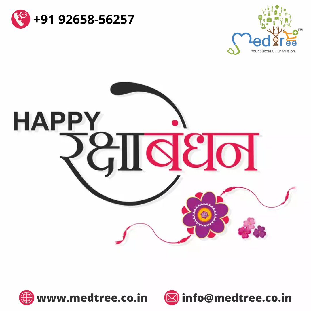 Medtreeindia's tweet photo. May the celebrations of Raksha Bandhan be full of merriment and enjoyment for you and your siblings…. Wishing a very Happy Raksha Bandhan.
#rakshabandhan #rakshabandhan2022 #rakshabandhanspecial #rakhi #OffersAvailable #MedicalBooks #dentalinstruments #medtreeindia #MedTree https://t.co/uemAYYfn2W