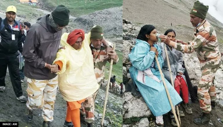 VaadeD's tweet photo. Amarnath Yatra: ITBP Himveers Assisted Over 130 Pilgrims With Oxygen Support Since aug 10
#indianarmypeoplesarmy
#AzadiKaAmritMahotsav
#ARMY #savepeoples
#RakshaBandhanReview #Rakhi
#Crimea #BLACKPINK #NFT #MuradMerali #LISA https://t.co/k2EoNcIJwI