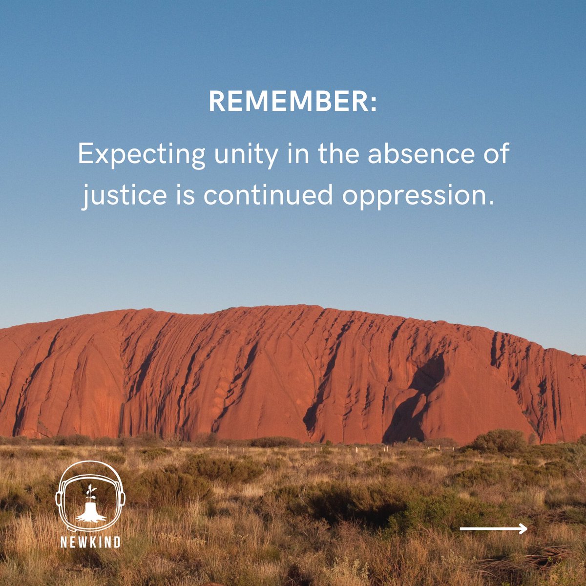 It's time to acknowledge that expecting unity in the absence of justice is continued oppression.

It's time to close the gap.

#SocialJustice #SocialChange #BlackLivesMatter #AlwaysWasAlwaysWillBe