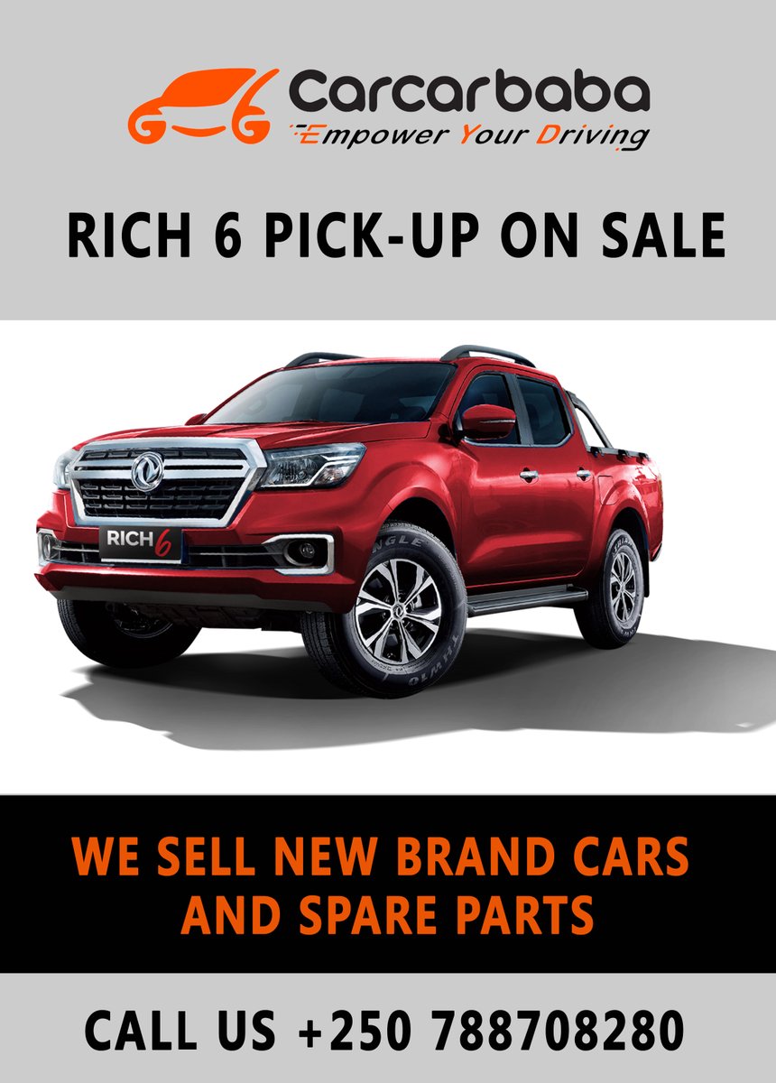 Carcarbaba_rw's tweet photo. Both #Manual and #Automatic transmissions are available. Which color of #Rich6 Pick up do you like the most? Remember that we are #Rwanda's home of brand new cars. Visit our showroom at KN7 Kanogo Road, Plot No.40 , Kigali Rwanda or call us on +250 788708280 for more information. https://t.co/ogqFaemdgf