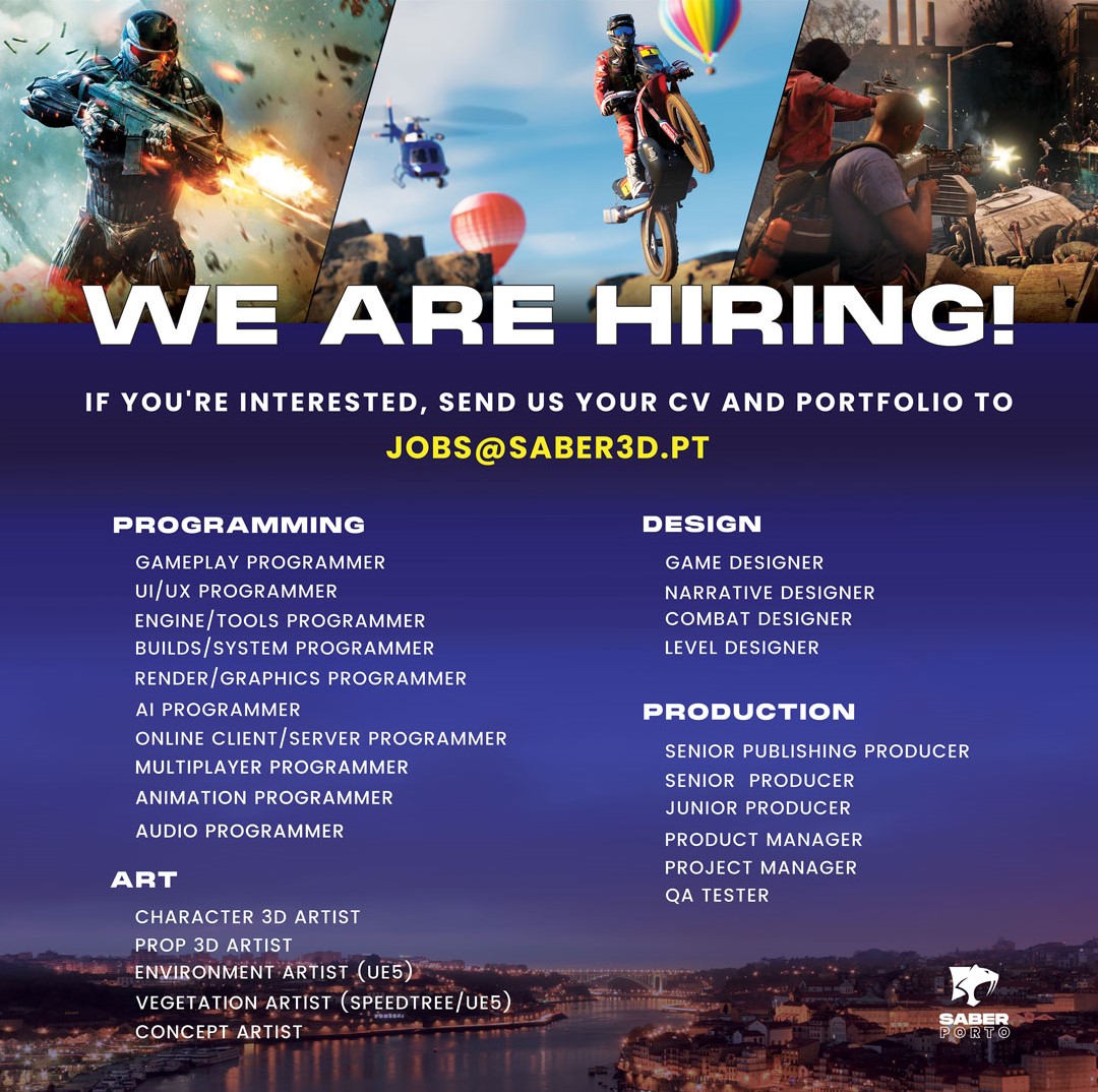 Saber Interactive Porto tweet media