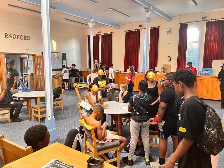 BBBB_Nottm's tweet photo. Peace and love @bbbb_nottm in partnership with @nffc_community were able to feed 30 young people yesterday through the #HAF which we all were so grateful for
Thanks to #castlecavendish we are able to offer fun activities, a safe space, food and football to many local young people https://t.co/MefoDj1TWO