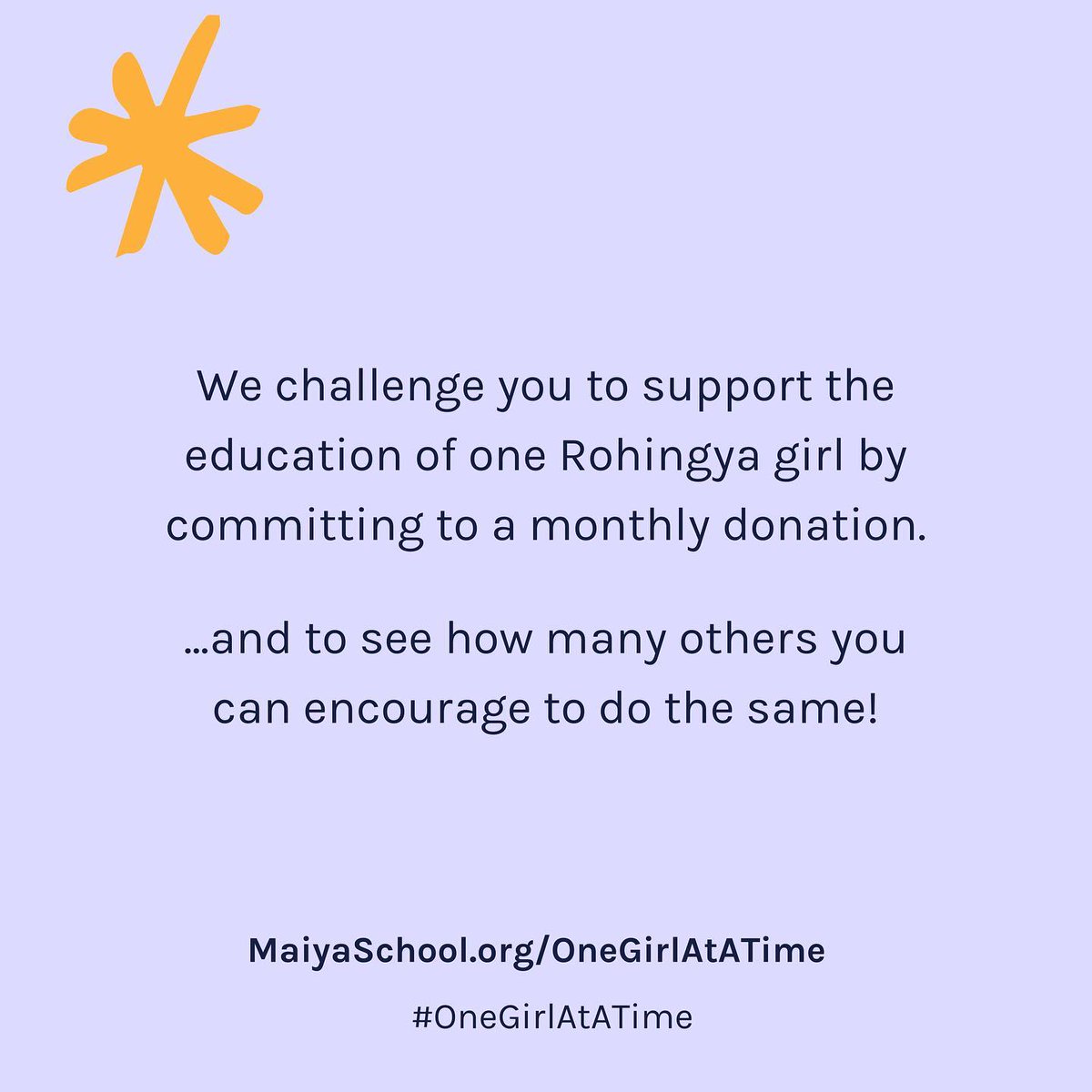 MaiyaSchool's tweet photo. #OneGirlAtTime Launch!
Maiya School is aiming to change the world, one girl at a time๐ญ๐พ๐ฉ๐พโ๐คโ๐ฉ๐ผ๐ญ๐พ๐ฉ๐พโ๐คโ๐ฉ๐ผ
Monthly donations keep our projects sustainable. They ensure that Maiya students can achieve consistent & quality education๐
$25 a month supports 1 student.
Link in bio to donate๐งก https://t.co/UQaw4zdmxH
