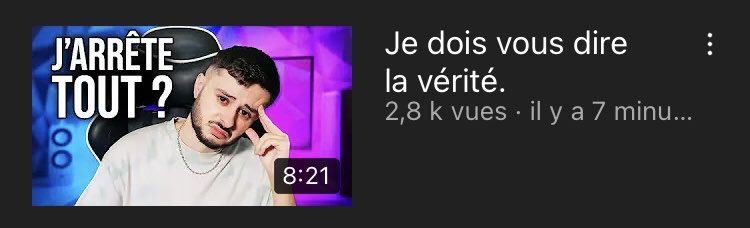 Noxito_yt's tweet photo. @NexTazV2 qui dénonce la phase cachée des YouTubeur, en même temps ça me rend heureux et en même temps je me dit que nous, YouTubeur, on passe tous par là . . . #youtubeur #nextaz #harcelement #haine https://t.co/aqmhYALtdk