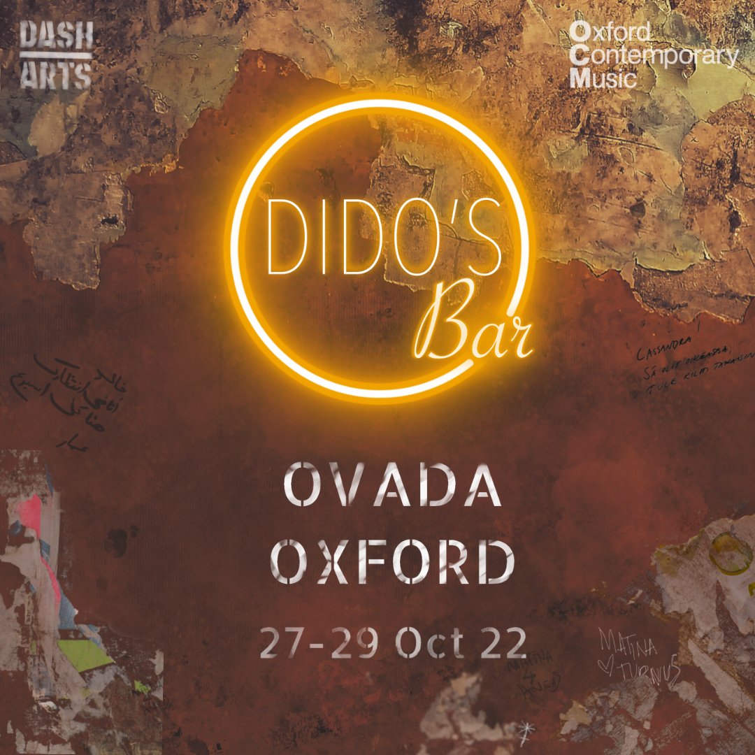OCMEVENTS's tweet image. 27 - 29 Oct // Dido&apos;s Bar by @DashArts: music - love - ambition - the fight to belong! 🔥 We&apos;re really excited to host @DashArts&apos; brand-new show to us and see
@ovada_gallery transformed into Dido’s Bar!🎟️ocmevents.org/whats-on/didos…
#dasharts #refugees #DidosBar #oxfordtheatre