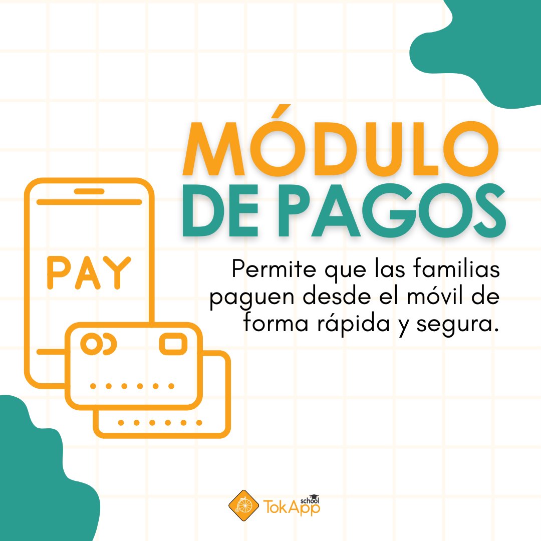 TokappSchool's tweet photo. Permite que tu comunidad pague 💶 el material, las actividades, salidas escolares y mucho más de forma cómoda a través de nuestra app de pagos y comunicación 📲.
.
📌 ¿Quieres saber más? Accede al siguiente enlace https://t.co/yHh2l6nGEn https://t.co/ZzDdXDOCqL