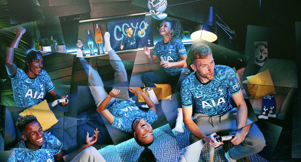 uni_forma's tweet photo. Tottenham, 2022/23 üçüncü formasını tanıttı. 
🔵
#Tottenham #Nike #DareTogether https://t.co/EzwzExlqXP