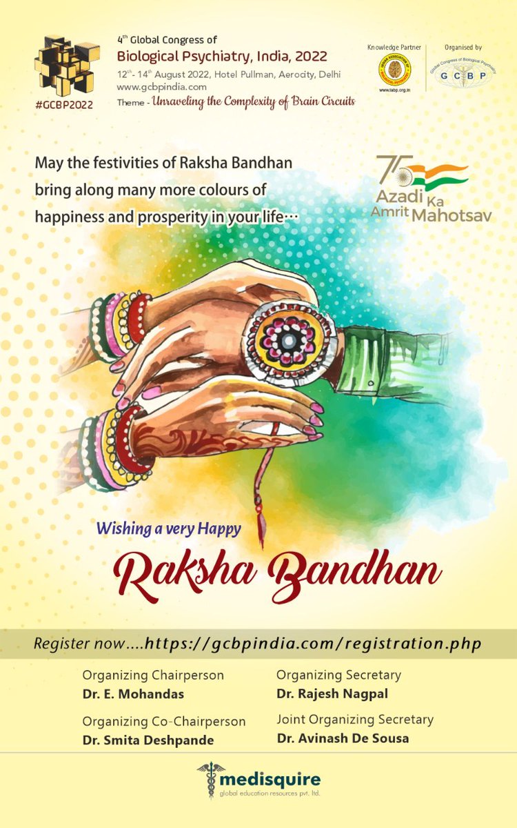 May the festivities of Raksha Bandhan bring along many more colours of happiness and prosperity in your life…. 
Warm wishes on Rakhi to you and your siblings!!!