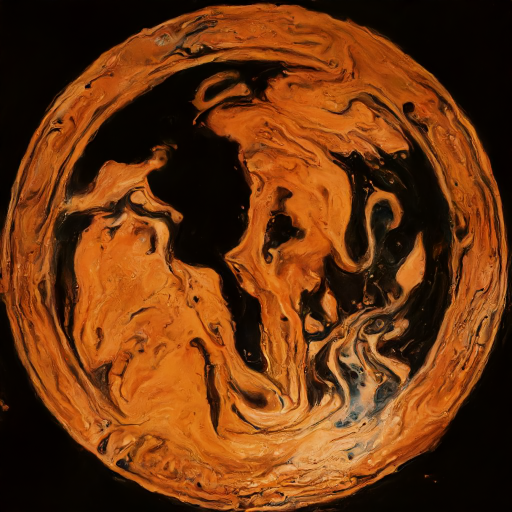 OakOrobic's tweet photo. I used a Greel kylix with Oedipus and the Sphinx to start #paintpourdiffusion the images it generates are stunning #paintpour #discodiffusion #AIart https://t.co/GqPKPT1nFw