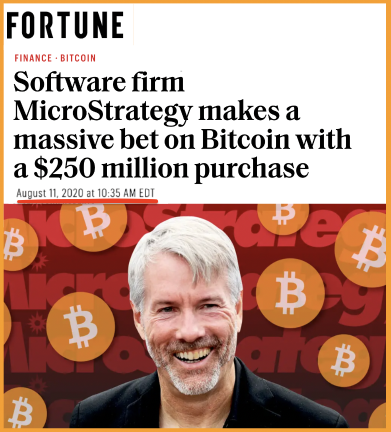 pete_rizzo_'s tweet image. ✨ Exactly 2 years ago, MicroStrategy buys its first 20,000 #Bitcoin for $200 million

It's still buying today 🙌