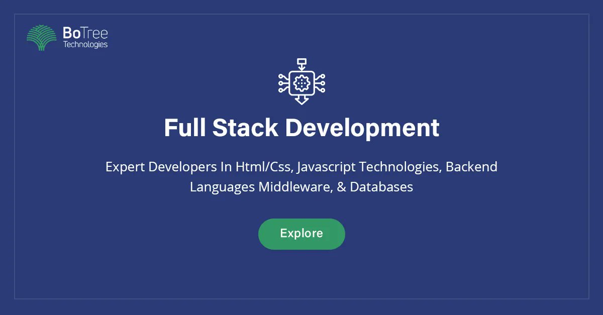BoTreeTech's tweet image. Looking for a #fullstackdevelopmentcompany? We offers end-to-end #fullstackdevelopmentservices and solutions for different industries across the world with an agile process.
botreetechnologies.com/full-stack-dev…
#fullstcakdevelopment #fullstcak #fullstackdeveloper #fullstackwebdevelopment