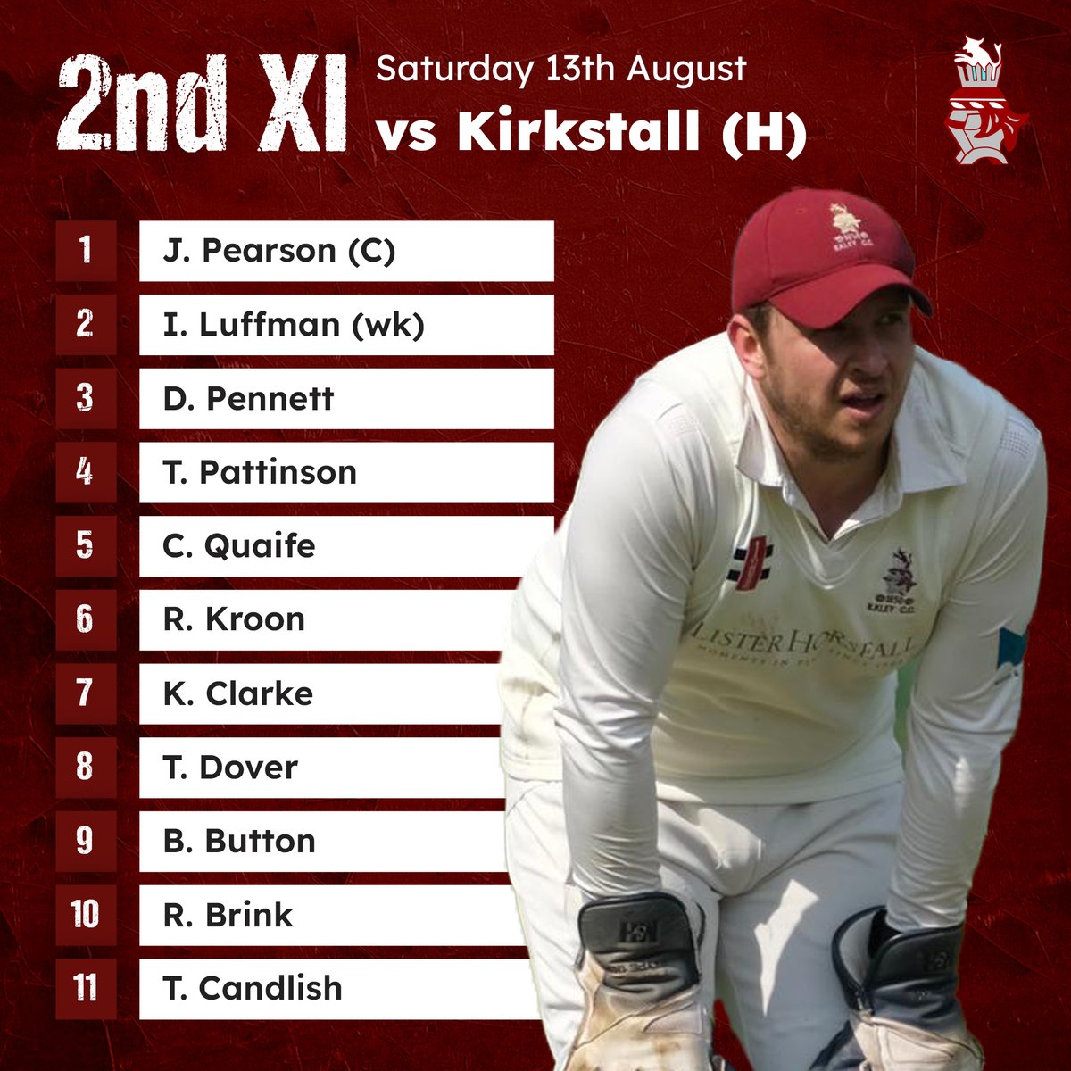 IlkleyCC's tweet photo. 🏏 THIS WEEK'S TEAMS

1st XI vs 
@NorthLeedsCC1 
 
2nd XI vs 
@KECC1853 
 
Come on the ICC!

Use these teams to make your Fantasy Cricket selections wisely… 

#ICC #IlkleyCC #Ilkley #AireWharfe #Cricket #ICCTWD #CricketSeason https://t.co/GTzWTJpDrF