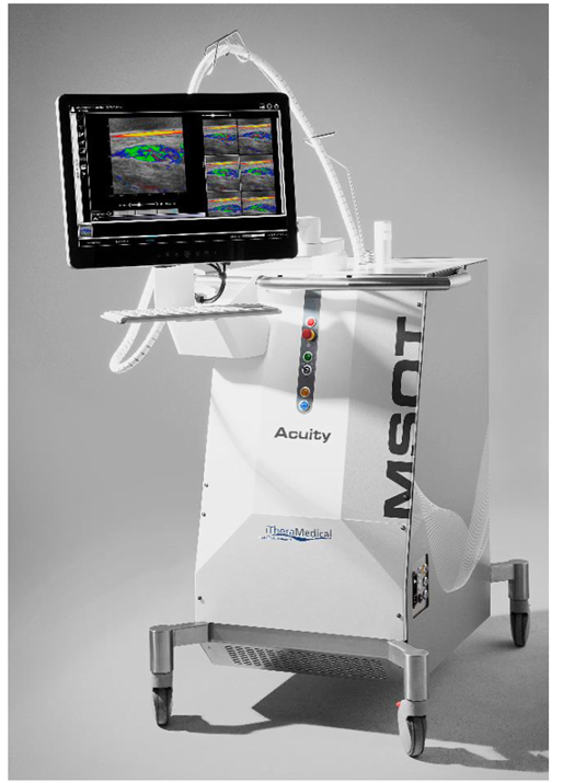 Performing an #MSOT scan for #IBD monitoring at 1/2 of the annual 7million+ specialist visits, MSOT represents a market of about 375M€/year and a chance for enormous cost reductions for healthcare systems &amp; huge societal savings by reducing endoscopies and ineffective treatments