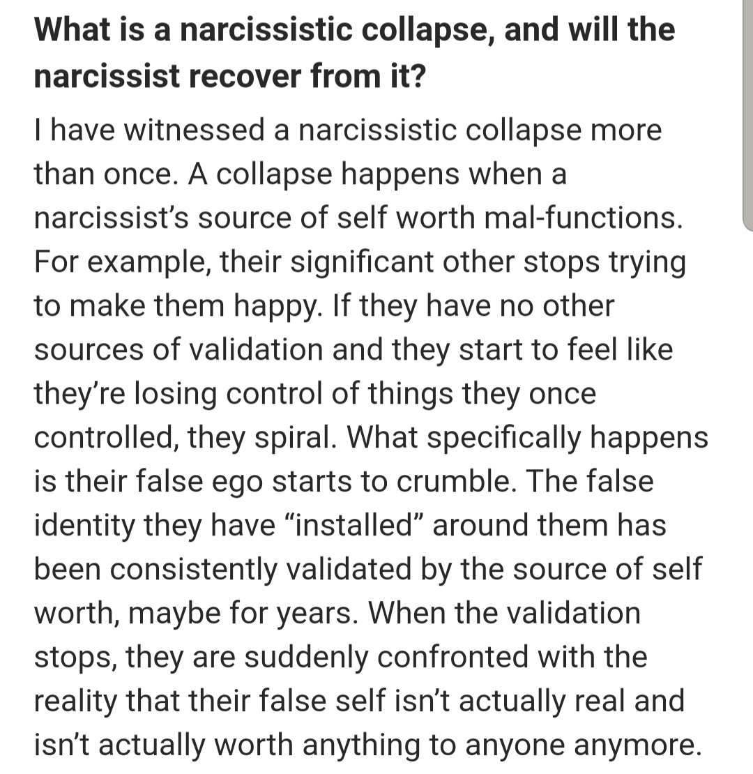 iamfrostyboy's tweet photo. This was true in my case. I lost total respect for my NEX. He knew it, so he began to find his new supply. Which he did. I am forever grateful to her for taking him on. One day she will see what I see when his masks slips. #narcissistsurvivor #narcissistabuse #grateful #happier https://t.co/lF8RFS0arG