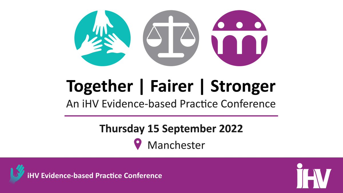 iHealthVisiting's tweet photo. Spaces are filling up fast for our EBP Conference on 15th Sept in Manchester. Don't miss your chance to join us at our first face-to-face conference since the pandemic. View the programme and book your place here https://t.co/4Q4isgTjFr #iHVConference #iHVEBP2022 #HealthVisiting https://t.co/VzL4WgQCUl