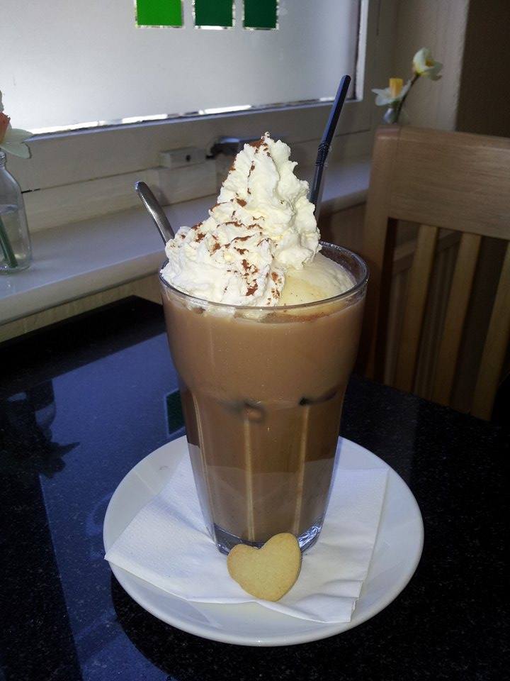 Our drinks menu is full of refreshing beverages to quench your thirst this #summer. Our iced coffee comes with espresso, a shot of vanilla or caramel syrup, cold milk, ice and topped with optional fresh whipped cream and a dusting of chocolate power #summerholidays