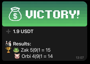 Bitoto_io's tweet photo. 🤫🔥 Sharing an insider's screenshot of one of our team members winning a bowling match.

Very soon, Bitoto games will be available for each of you! Stay tuned for more updates!

#gambling #gamer #cryptogames #cryptocurrency #web3 #pvp #cryptogame #Crypto https://t.co/odZUubnovp