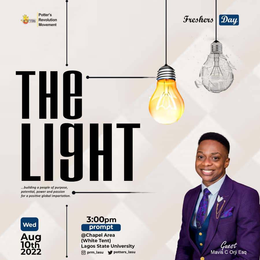 potters_Lasu's tweet photo. Light is always here to solve a problem - to dispel darkness.

Abortion is the untimely death of a destiny, talents, skills or a life . Always make up your mind to never be the last https://t.co/9p1nw1JIKT