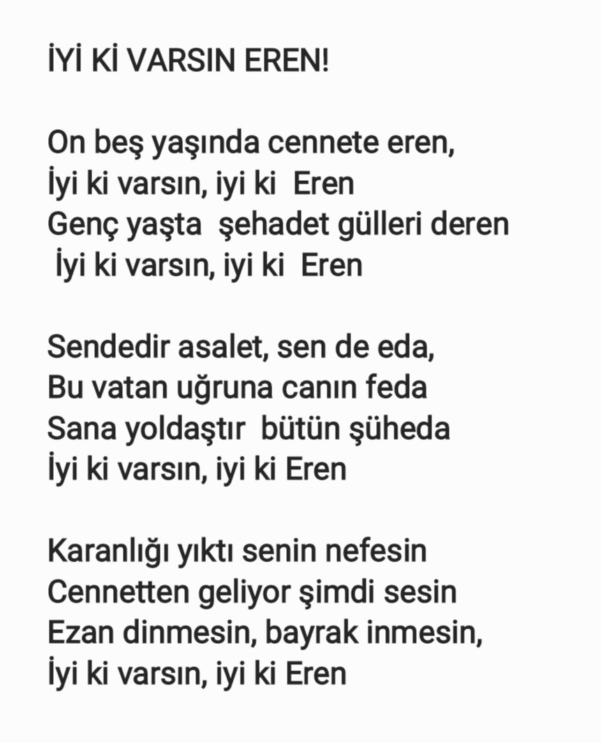 bursailmem16's tweet photo. 📌 Bursa Mihraplı Abdülkadir Can AİHL öğrencileri, 5 yıl önce Trabzon'un Maçka ilçesi kırsalında bölücü terör örgütü mensuplarınca şehit edilen Eren Bülbül'ün anısına öğretmenlerinin desteğiyle güfte yazarak beste yaptı.

AA Haberi👉https://t.co/oaYF1NJ4Z7 https://t.co/9mwIvTqrHR