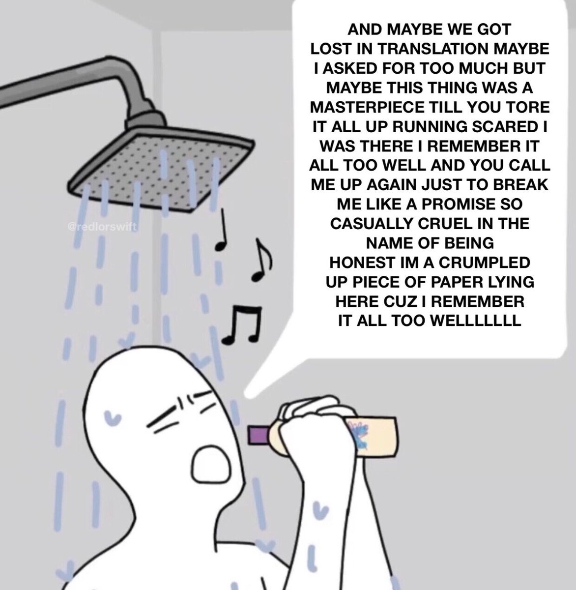 Me listening to All Too Well (Taylor’s Version) by Taylor Swift