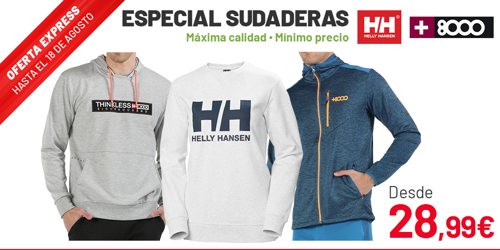 AlvarezEsqui's tweet photo. Especial sudaderas Helly Hansen y +8000. Máxima calidad al mínimo precio, aprovecha esta oportunidad!!!
👉 https://t.co/Nrl5DHDYes https://t.co/brUsFzIu2g