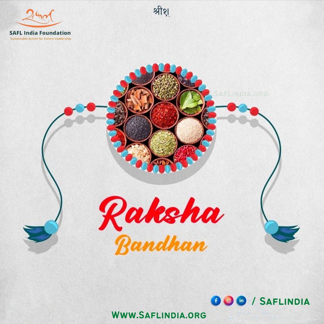saflindia's tweet photo. Let us all celebrate the spirit of the festival that defines the beautiful bond between siblings. Wishing everyone a very #HappyRakshaBandhan .

#rakshabandhan2022 #rakhi2022 #rakshabandhan #rakhipurnima https://t.co/DWq01WL3oK