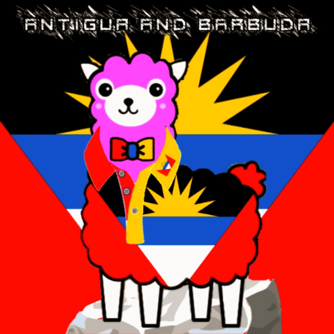 World_of_llamas's tweet photo. Tribute to all countries on planet earth. 
ANTIGUA AND BARBUDA Patriot Edition PT-23 
https://t.co/Iyd9pEnOBo

#nft #nftart #nftartist #nftcollector #nftcommunity #cryptoart #critoartist #polygon #nflplayoffs #nftdrop #nftartwork #antiguaandbarbuda #countryantiguaandbarbuda https://t.co/xyNXBtM4jv