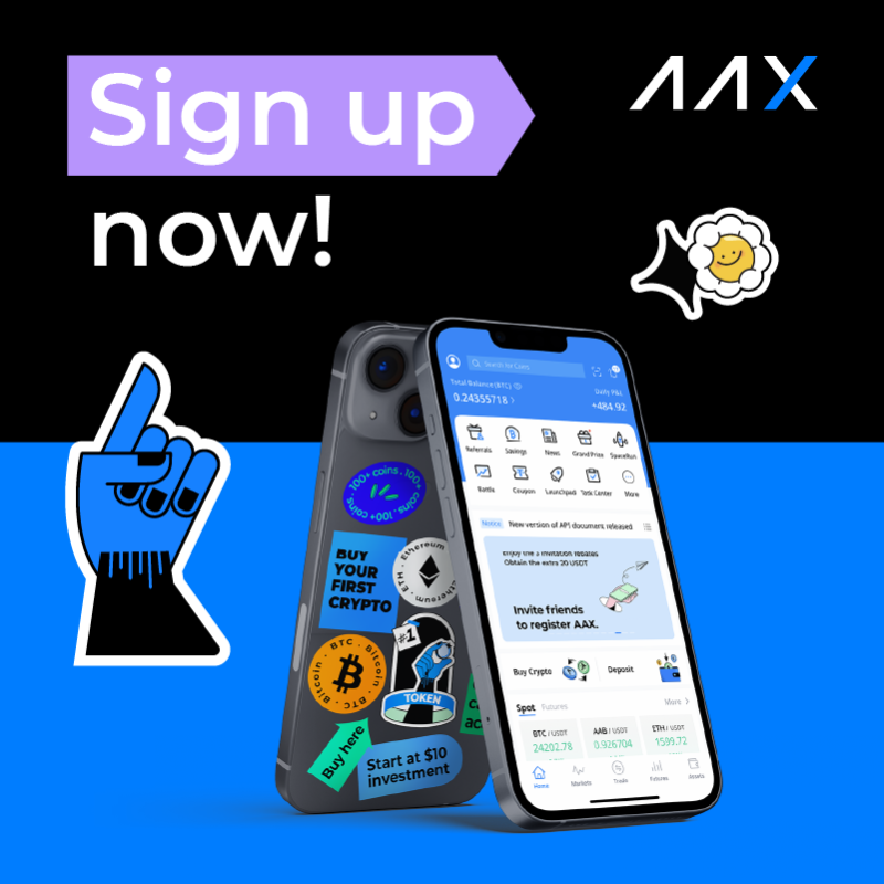 AAXExchange's tweet photo. Surprise! 🎁🎁🎁 #AAX Special Bonus Is Here!
👉Click the link https://t.co/PZv1iWPf1O
👉Sign up with email and complete identification（KYC1）
✅Get 10USDT💵 for free (no threshold) and it will be credited within one working day! #BTC #ETH #GMT #APE #USDT