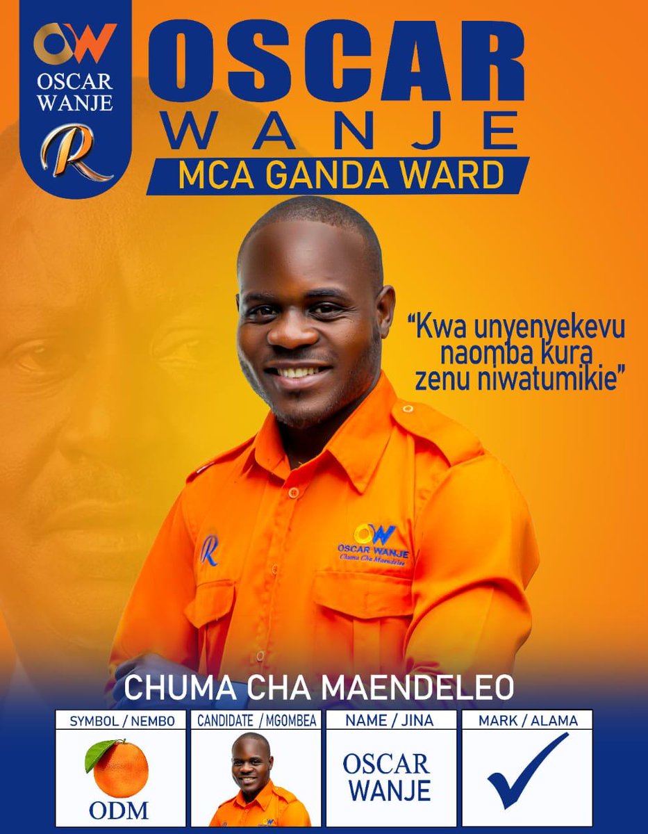 HON. OSCAR WANJE tweet media