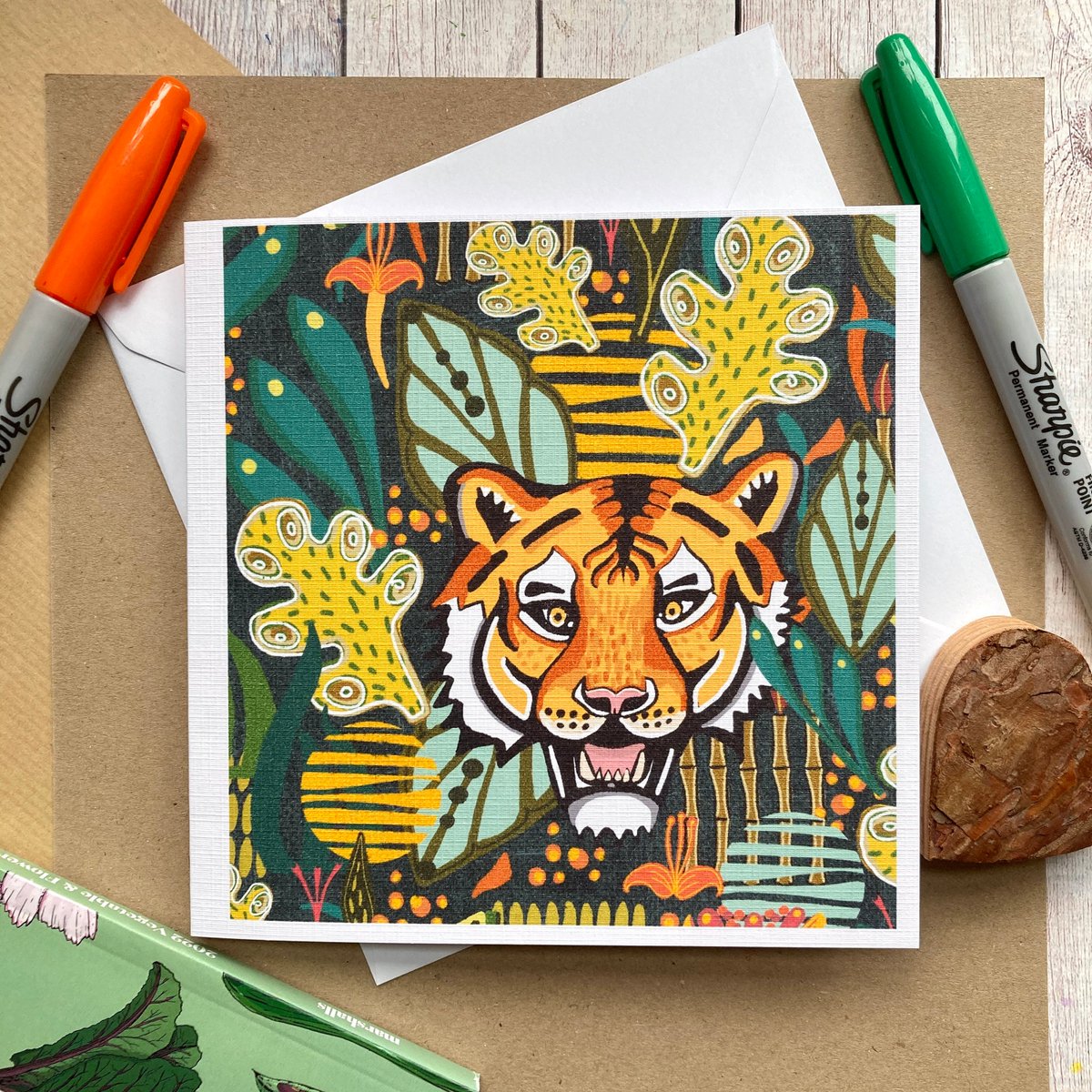 buck_lj's tweet photo. Tiger Greetings Card, Tiger Birthday Card, Year of the Tiger, Jungle Cat, Animal Lover Card, Card for Friend, Notecard, Card For Sister. https://t.co/uminGG8MxO #Etsy #Slumbermonkey #TigerCard https://t.co/TqGnhTmRjZ