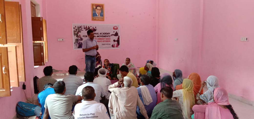 ActionAidIndia's tweet photo. As part of our capacity-building support to community-led social movements, we held a one-day training program yesterday in Sonipat, Haryana with Human Rights Defenders working for the land rights of landless Dalits and other marginalized families in the district. #AAIndiaIs50 https://t.co/XWiZz5WIZ8
