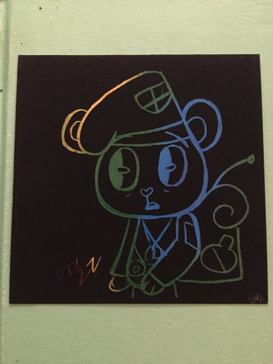 rubytelles66's tweet photo. Flippy HTF Ka-Pow! W.A.R Journal and HTF style. Scratch Drawing
#happytreefriends #HTF #happytreefriendskapow #scratchdrawing https://t.co/8uiJKK98e2