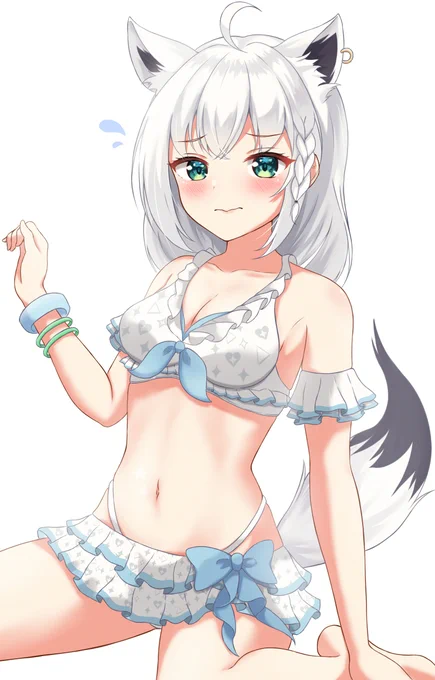 純白の夏#絵フブキ 