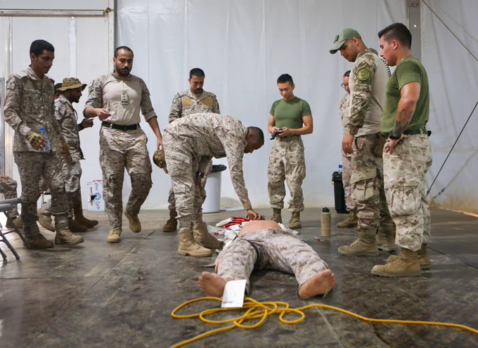 Image from U.S. Marine Corps Forces Central Command (@USMARCENT)