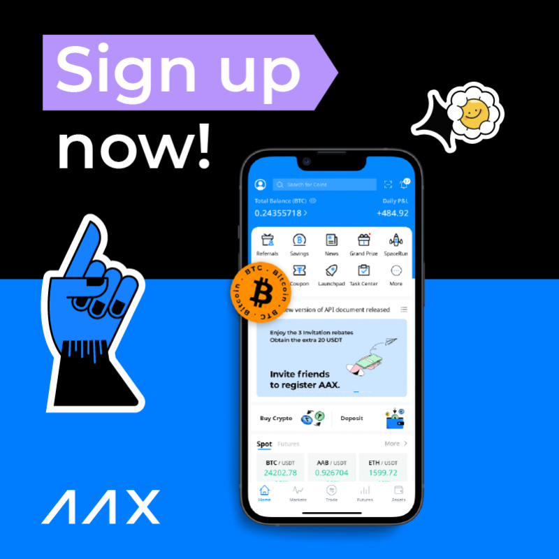 AAXExchange's tweet photo. Surprise! 🎁🎁🎁 #AAX Special Bonus Is Here!
👉Click the link https://t.co/PZv1iWPf1O
👉Sign up with email and complete identification（KYC1）
✅Get 10USDT💵 for free (no threshold) and it will be credited within one working day! #BTC #ETH #GMT #APE #USDT