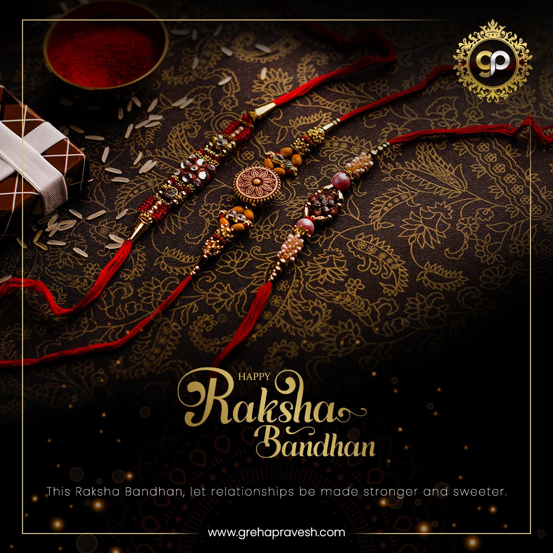 GrehaPraveshRE's tweet photo. This Raksha Bandhan, Greha Pravesh Real Estate sends you a thread of love and care, and may the bond of togetherness get stronger for everyone.
Wishing you a very Happy Raksha Bandhan!!
#gpre #gppost #happyrakshabandhan #rakshabandhan2022 #realestate #dubairealestate #mydubai https://t.co/owJRsna0e7